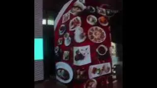 Four sides advertising led display indoor high resolution led display/led screen/led panel