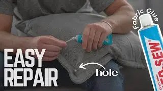 How to Fix Your Favorite Pillow with Speed-Sew (DIY Pillow Repair!)