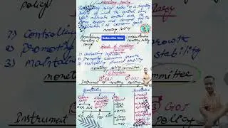 Indian Economy | Monetary Policy | UPSC & BPSC | AEDO & 72THBPSC | TARGET 2026