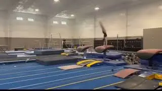 Full twisting layout vault. 2024 Vault upgrades! #gymnast #gymnastics #vault