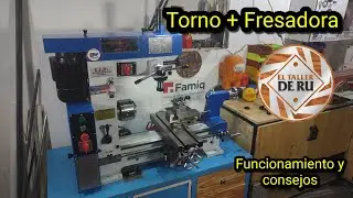 Torno + Fresadora KLDAM04 ( Torno Combinado)