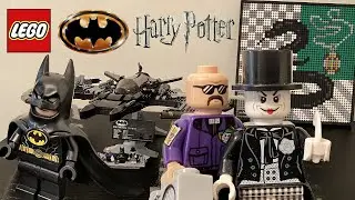 LEGO Batman 1989 Batwing and Harry Potter 2021 ART! Quick review, I'm late, sorry LEGO... 😅