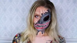 Alien Halloween makeup // SFX tutorial