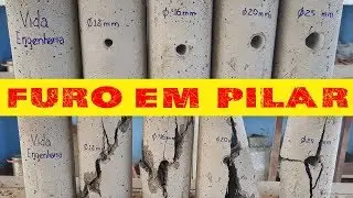 Posso furar um pilar???