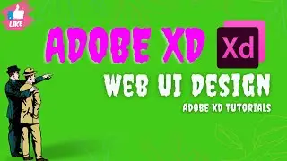 Full Website UI design in Adobe XD (Adobe XD design tutorials for beginners)