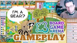 В ПРЯМОМ ЭФИРЕ: Игровой процесс Board Game Arena | Ark Nova, Akropolis, Gizmos