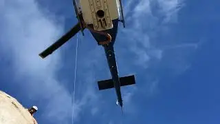Hoist cliff training. Victim capture.