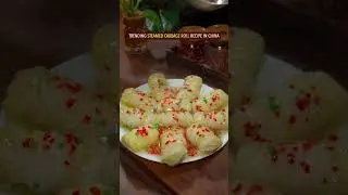 EASY STEAMED CABBAGE ROLLS RECIPE #recipe #chinesefood #cooking #cabbage #foodlover #homemade