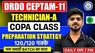 Day -9 | DRDO TECHNICIAN - A COPA CLASS | drdo copa classes |IMPORTENT  |PREVIOUS YEAR QUESTION COPA