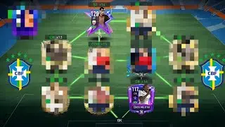 PAST AND PRESENT BRAZIL SQUAD BUILDER-FIFA MOBILE 23