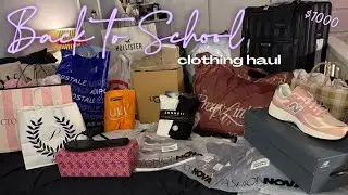 BACK TO SCHOOL CLOTHING HAUL 2025 | shein, plt, tory burch, fashion nova , VS, + more
