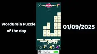 Wordbrain Daily Challenge September 01 2025 | Wordbrain Puzzle of the day Answers