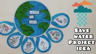 Save Water Earth day project idea