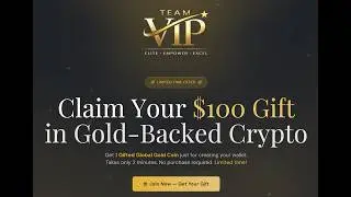 CryptoGold Exchange - Global Gold Coin - GGC - FREE $100