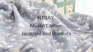 NTBAY 3 Layer Toddler Blankets