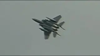 F-15E Strike Eagles at Holbeach bomb range 15/08/2011.