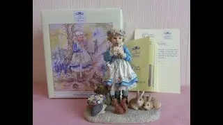 Christine Haworth Woodland song paintbox poppet for sale