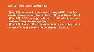 Daily Indian Stock Market Summary - Jan 7, 2026