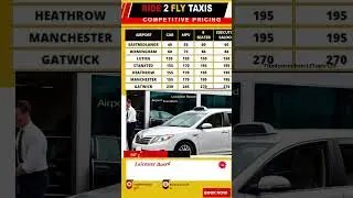 Comfortable & Reliable Ride2fly Airport Transfers and Long Distance Taxi Service in Leicester, UK