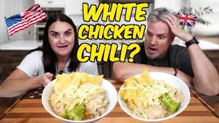 Brits Discover WHITE CHICKEN CHILI for the First Time! 🇺🇸 (This Might Blow My Head Off 😳)