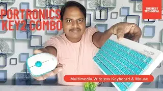 Portronics Key2 Combo Multimedia Wireless Keyboard & Mouse Unboxing And Review 2021, First Look