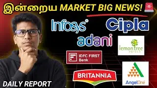 Angel one, Infosys, Cipla, lemon tree hotel, Adani, IDFC, Britannia