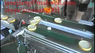 shoe polish filling and capping machine