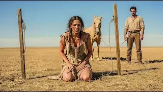 “No… Todavía duele ahí” — dijo la gigantesca chica apache al ranchero solitario.