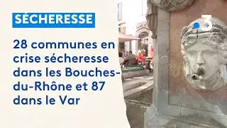 A Cotignac dans le Var, la sécheresse impose des restrictions d'eau