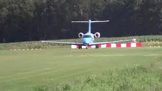 Grassreinforcement for Runways TERRA-GRID E 35, Pilatus PC 24 on Grassrunway from novus:HM