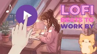 Pastel Loft Anime Study With Me ☔ 1 Hour of Soft LoFi (ad-free) Beats for Focus & Homework