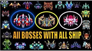 all boss fight with all ship in space shooter || rocket studio || frooto gaming LIVE