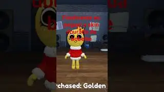 finalmente eu peguei a skin dourada da bobette#roblox#dandy's world#