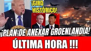 🚨 GIRO HIST&Oacute;RICO! 🌍 TRUMP REVELA PLAN DE ANEXAR GROENLANDIA POR TEMOR A PUTIN Y XI JINPING