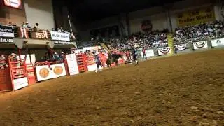 Avatar and Tristan Mize cowtown pbr classic and mini bull riding new years 2011