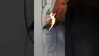 How to draw iron chain shading in a professional way