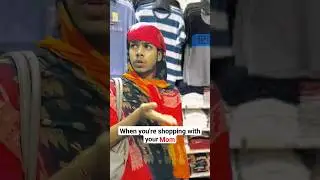 When you're shopping with your mom😆 | Sumit Mehra | #shorts #shopping #comedy