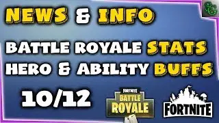 Fortnite News - Update 1.7.1, Battle Royale Stats, Horde Bash Tier Tweaks & Hero Buffs