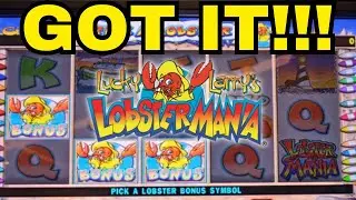 MY FIRST EVER BONUS ON LOBSTERMANIA