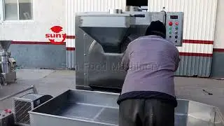 Batch Type Roasting Machine and Cooling Cart