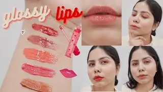 ✅Perfect Lip Colours for Dry Lips: Swatching All The Shades Of Rene&eacute; Shine On Lip Lacquer ❤️🍭