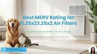 Best MERV Rating for an 11.25x23.25x2 Air Filter in Homes with Pets