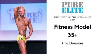 Pro Male Fitness Model over 35 at Pure Elite UK Championships 2017