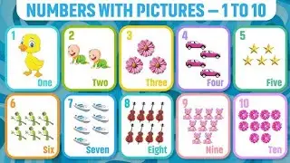 One Two Three Learning, 123 Counting Number Learning For Toddlers #chikubunty #Numberlearning1234 