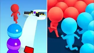 SATISFYING ASMR GAMEPLAY STACK RIDER VS COUNT MASTER 3D🧿🔵All Best Trending Mobile 3D Gameplay Ep 700