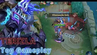 Como um gank pode fazer um massacre!! - Terizla Gameplay | mobile legends