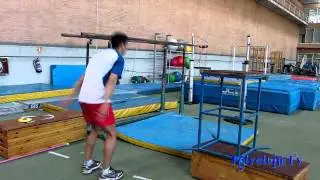 Polvoltim Drills. Salto vertical sobre el&aacute;stico.
