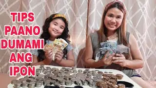 IPON CHALLENGE+TIPS PAANO DUMAMI ANG IPON|ang sarap magbilang ng ganito kadaming ipon|lucy&zoe vlog