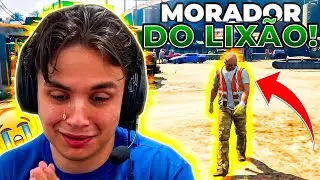 PAULINHO VIROU MORADOR DO LIX&Atilde;O no GTA RP!😔 (Modder clips)