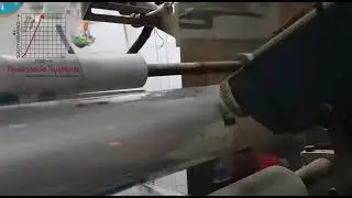 Online Thermal Inkjet Printer P100 installed on Flow Wrap Machine (12.7mm Print Height)